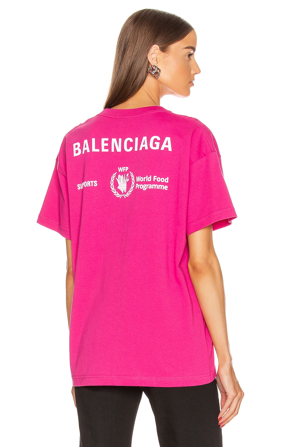 Image 1 of Balenciaga Medium T Shirt in Pink