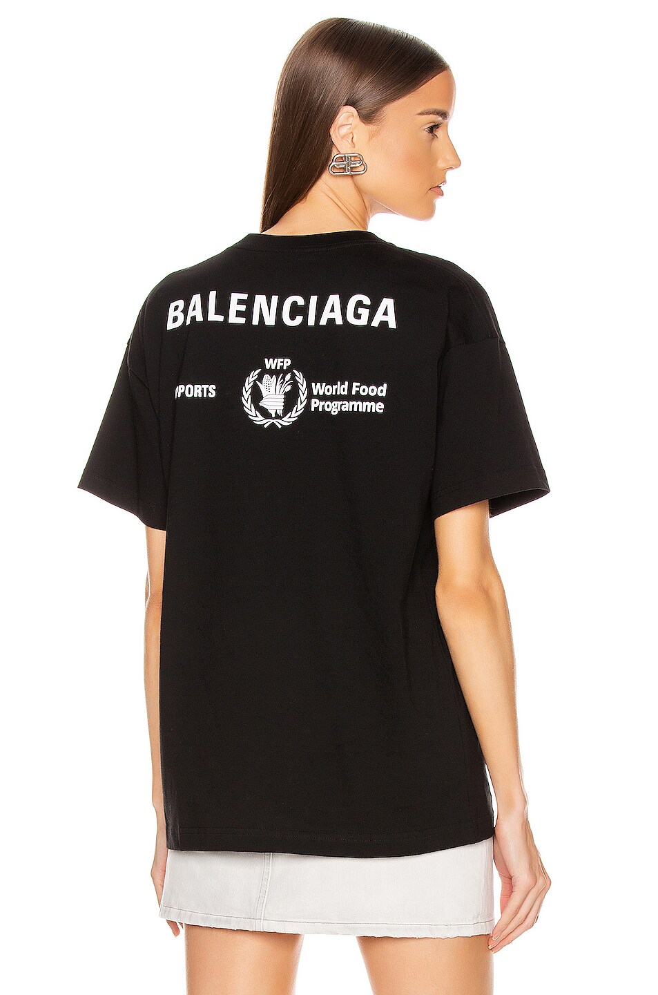 Image 1 of Balenciaga Medium T Shirt in Black