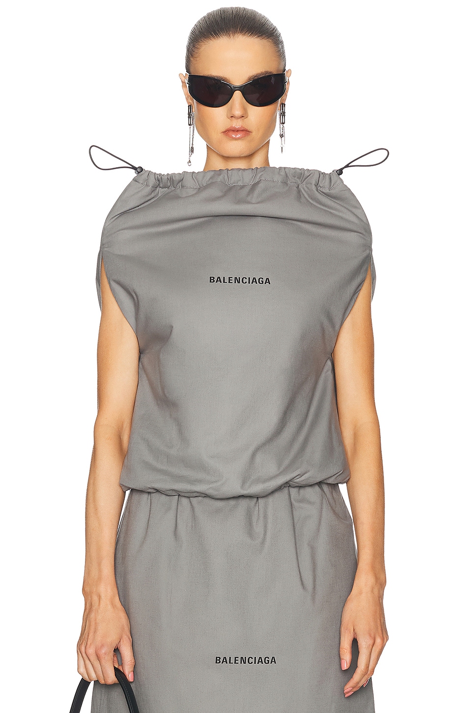 Image 1 of Balenciaga Shoe Bag Top in Balenciaga Grey