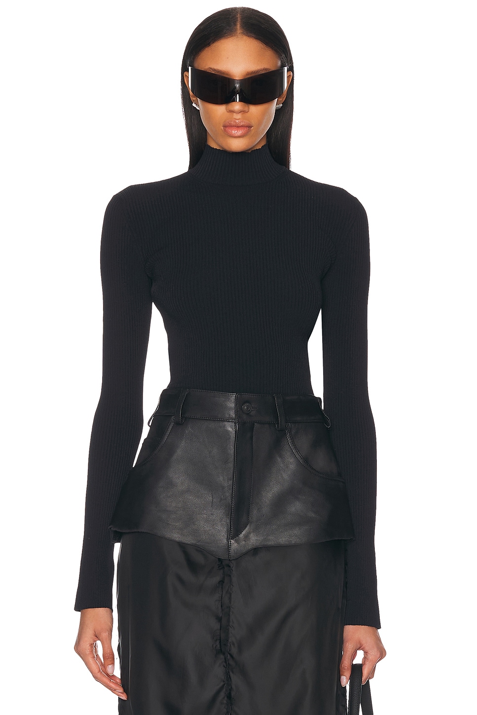 Balenciaga Lace Turtleneck