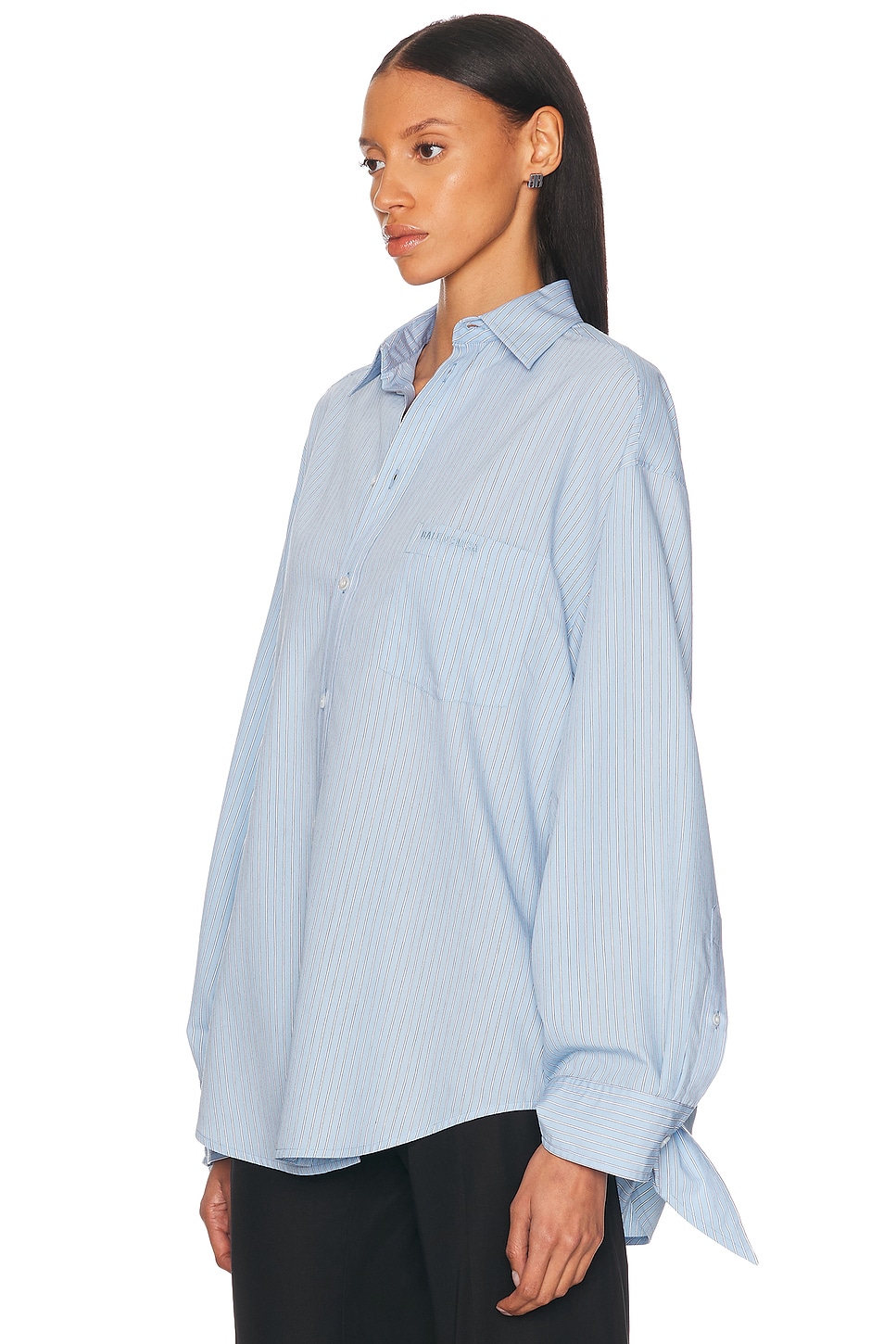 Balenciaga Knotted Cuff Blouse