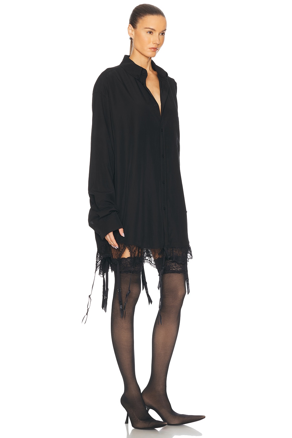 Shop Balenciaga Lingerie Shirt