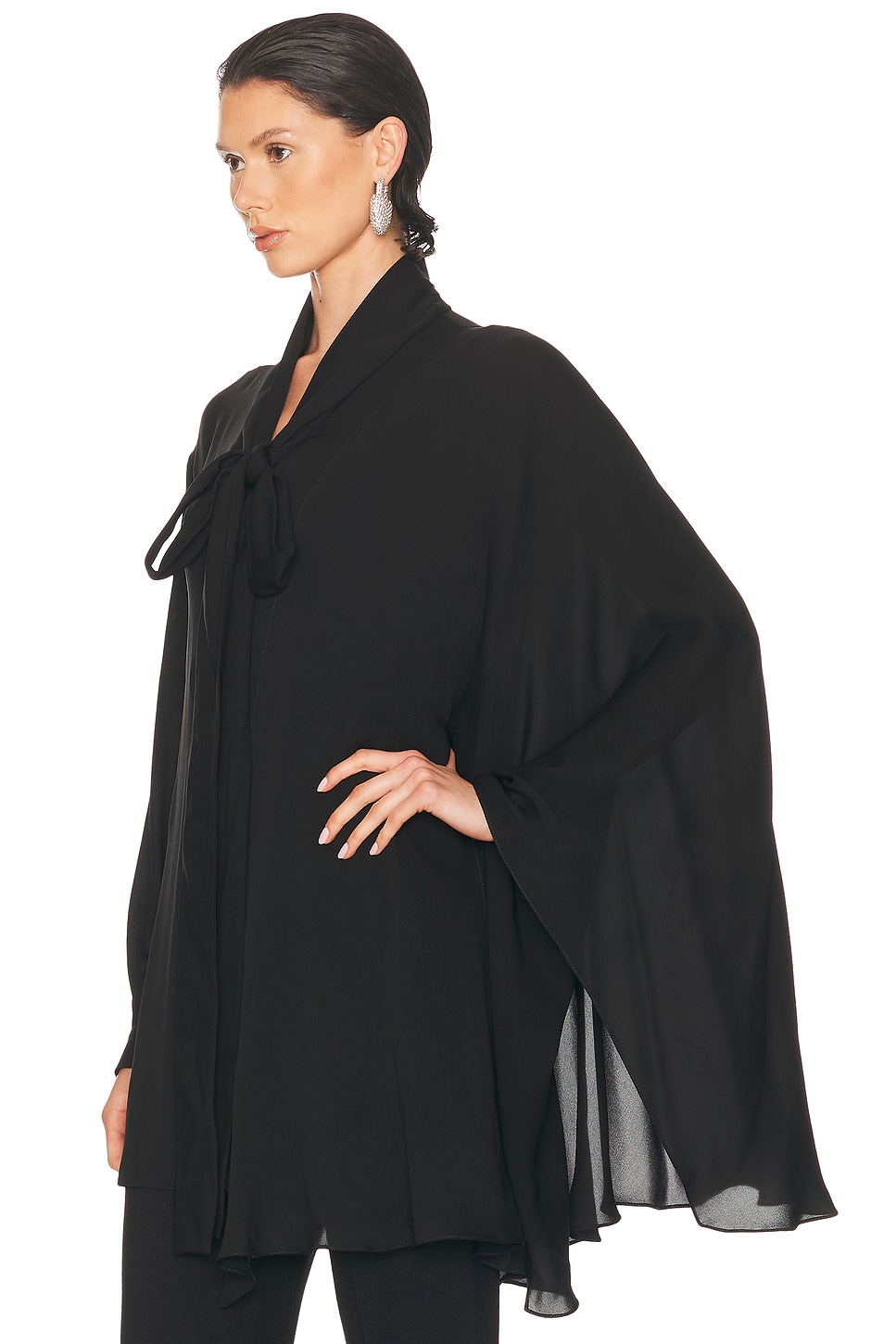 BALENCIAGA ブラック シュシュ 使い勝手抜群♪】バレンシアガ シュシュ 大人気♡ (BALENCIAGA/ヘア