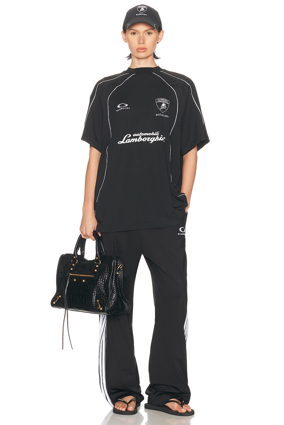 Balenciaga Lamborghini Oversized Soccer T-Shirt thumbnail
