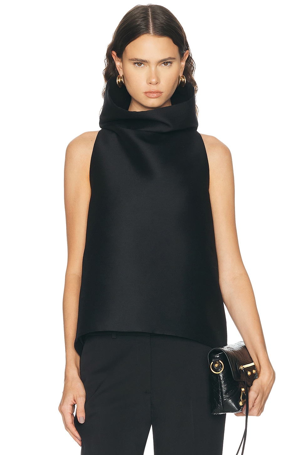 Balenciaga High Collar Top