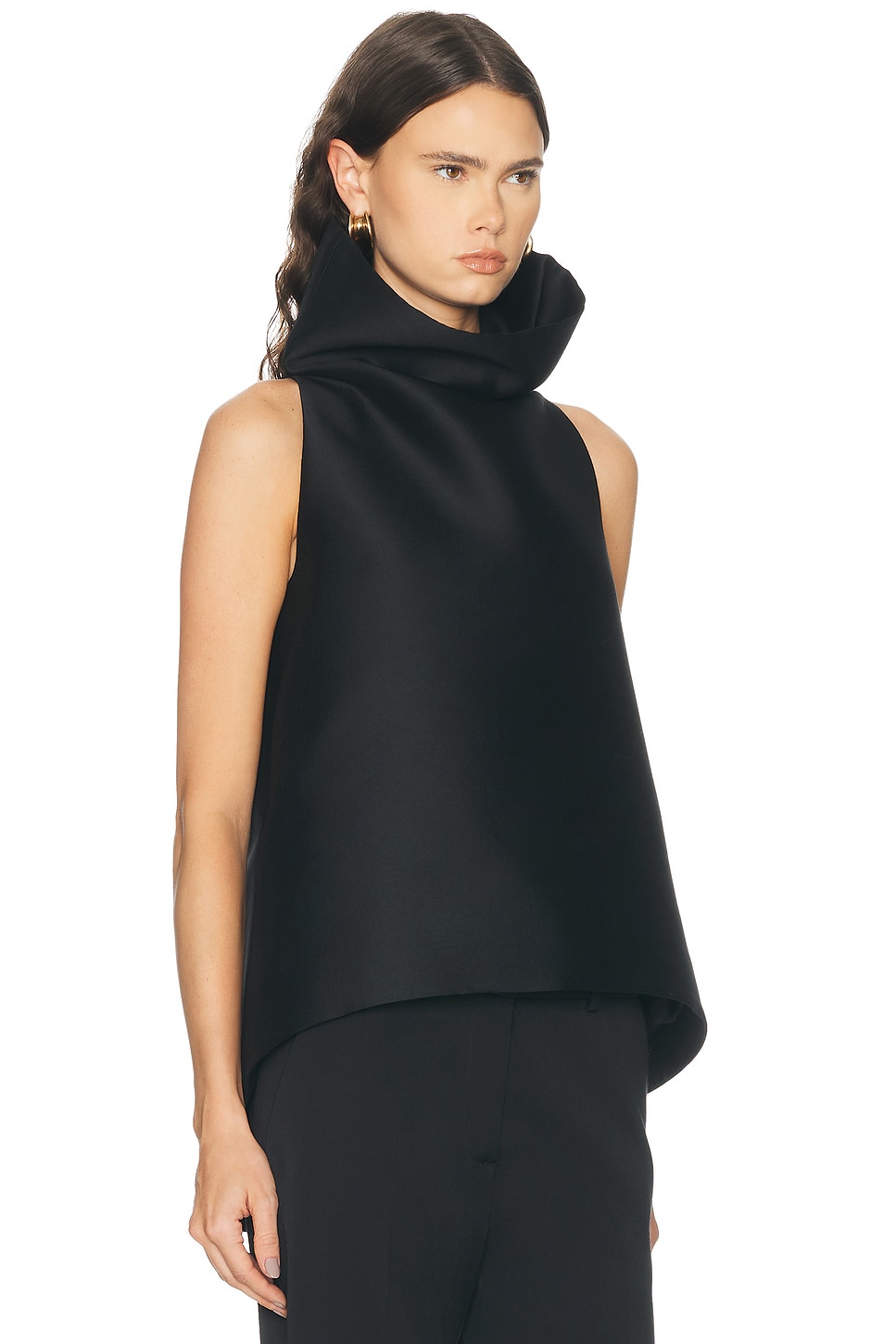 Balenciaga High Collar Top