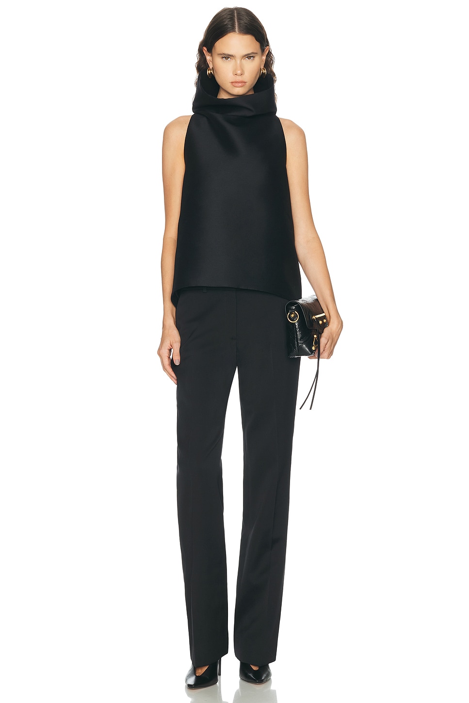 Balenciaga High Collar Top