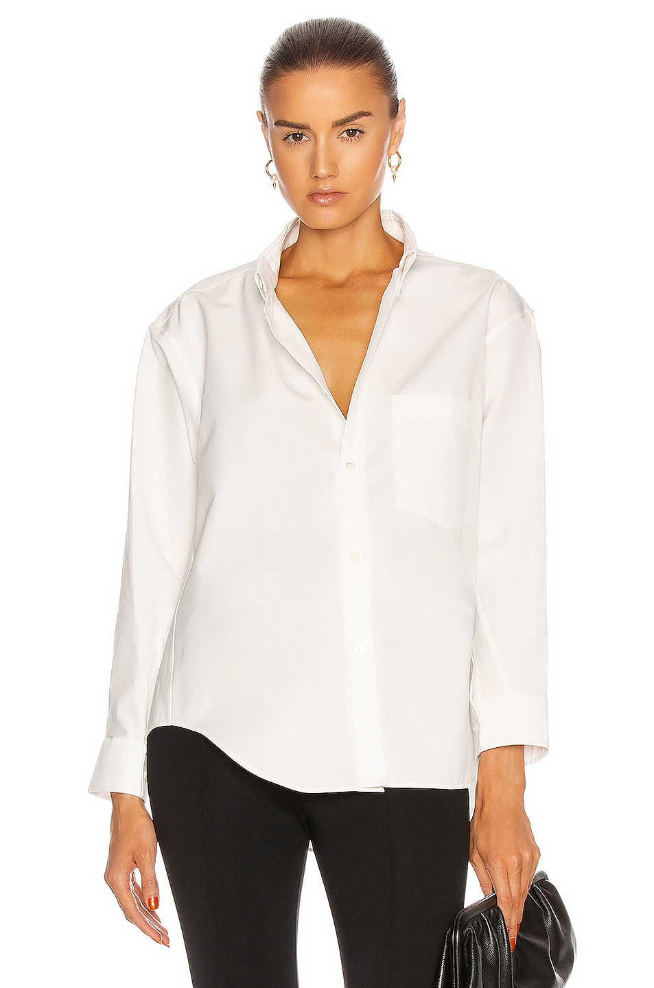 Image 1 of Balenciaga Twisted Shirt in White