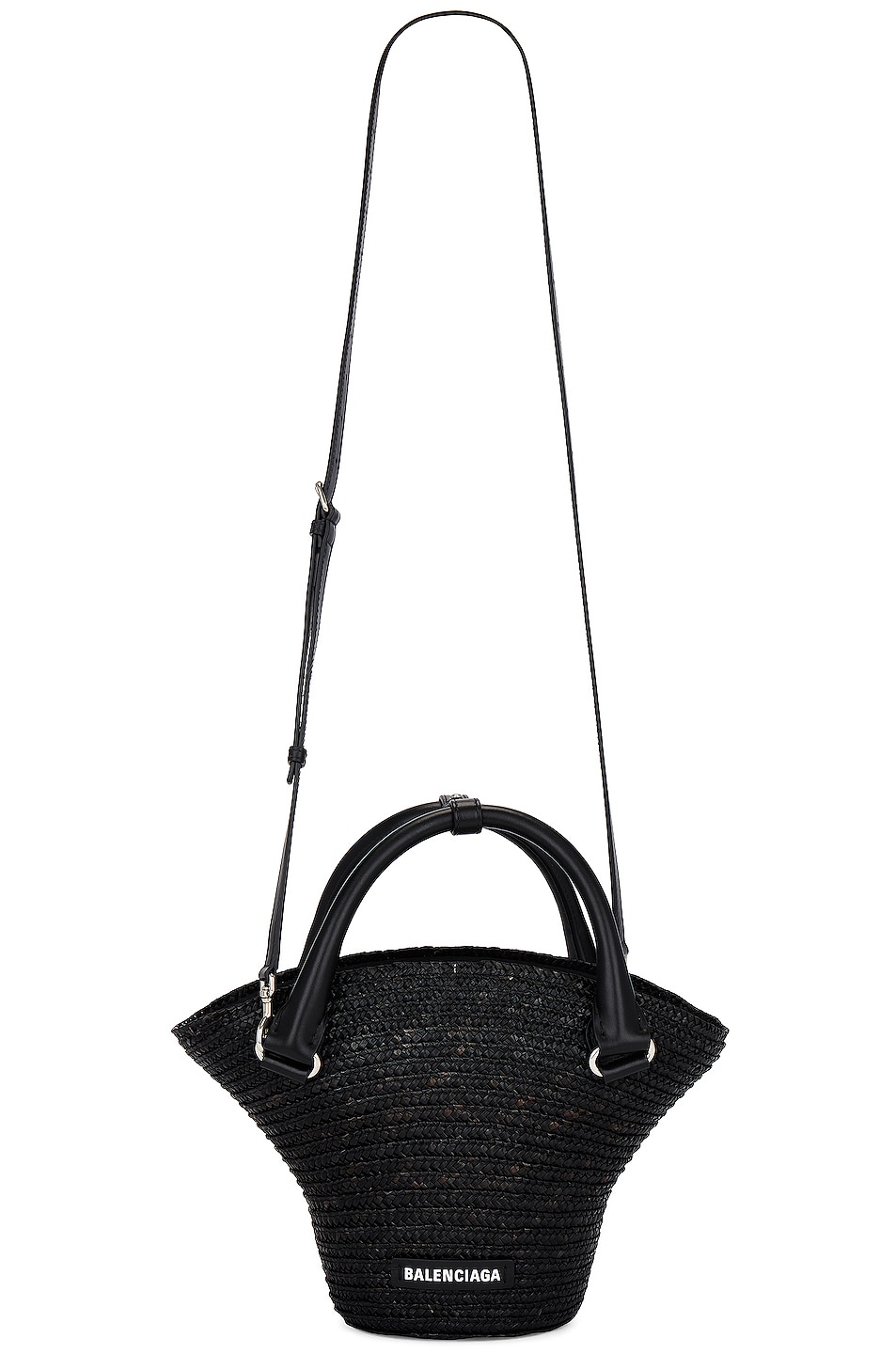 Medium Beach Tote Bag in Black