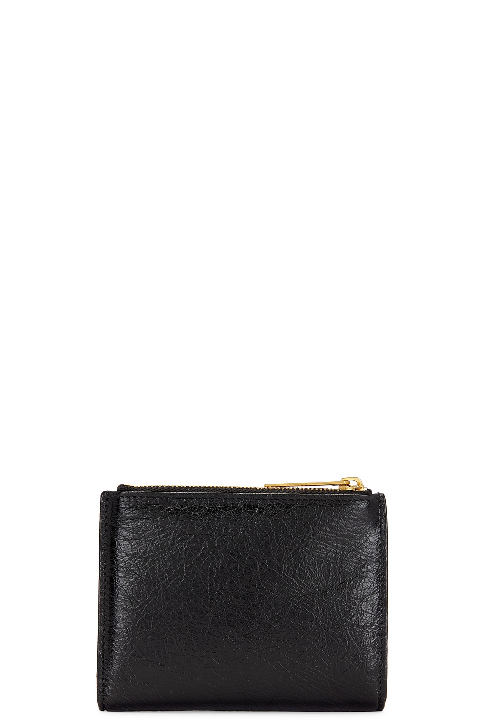 Shop Balenciaga Monaco Bifold Wallet In Black