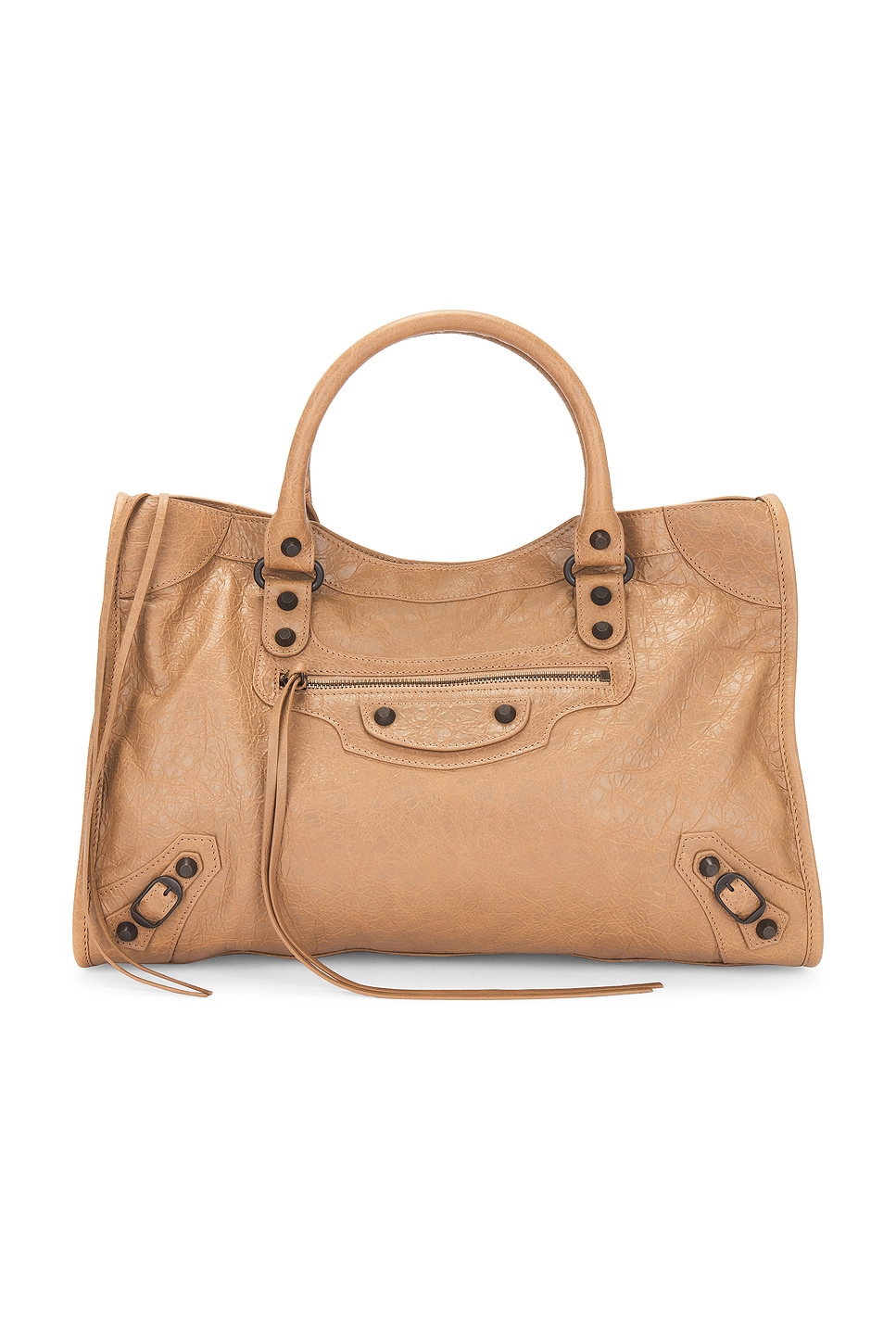 Shop Balenciaga Le City Medium Bag In Latte