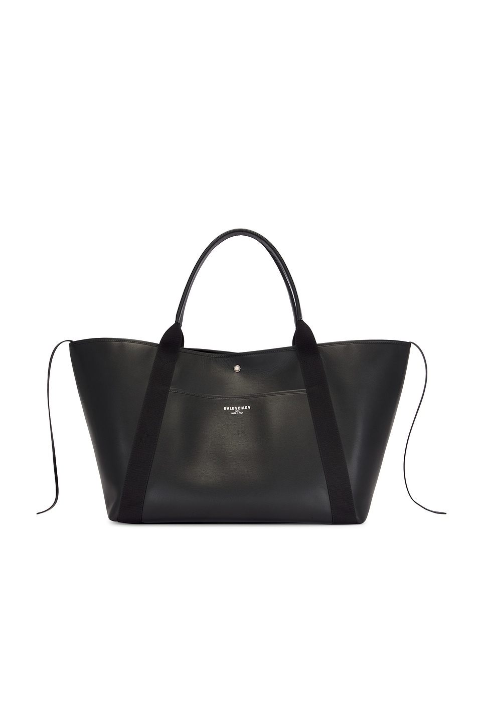 Navy Revamp Large Tote Bag in Black