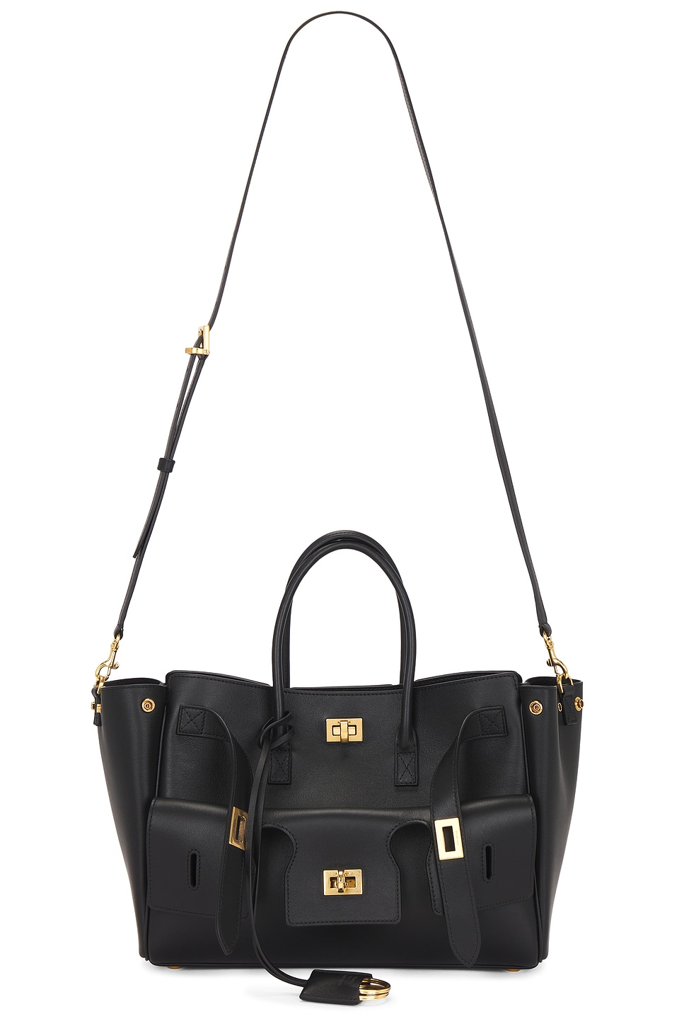 Balenciaga Bel Air Small Carry All Bag In Black