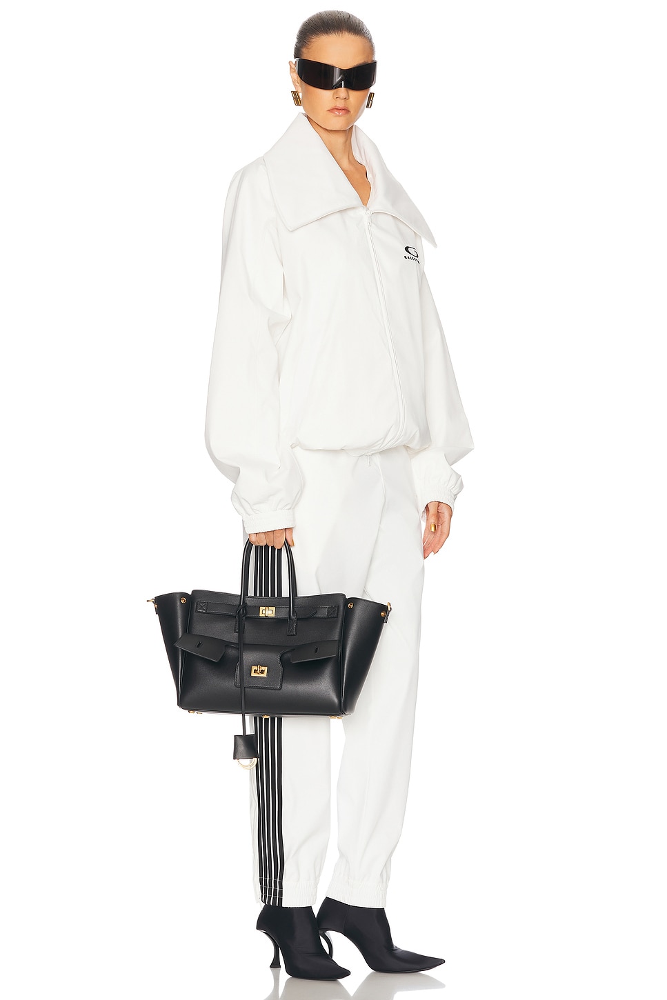 Balenciaga Bel Air Small Carry All Bag In Black