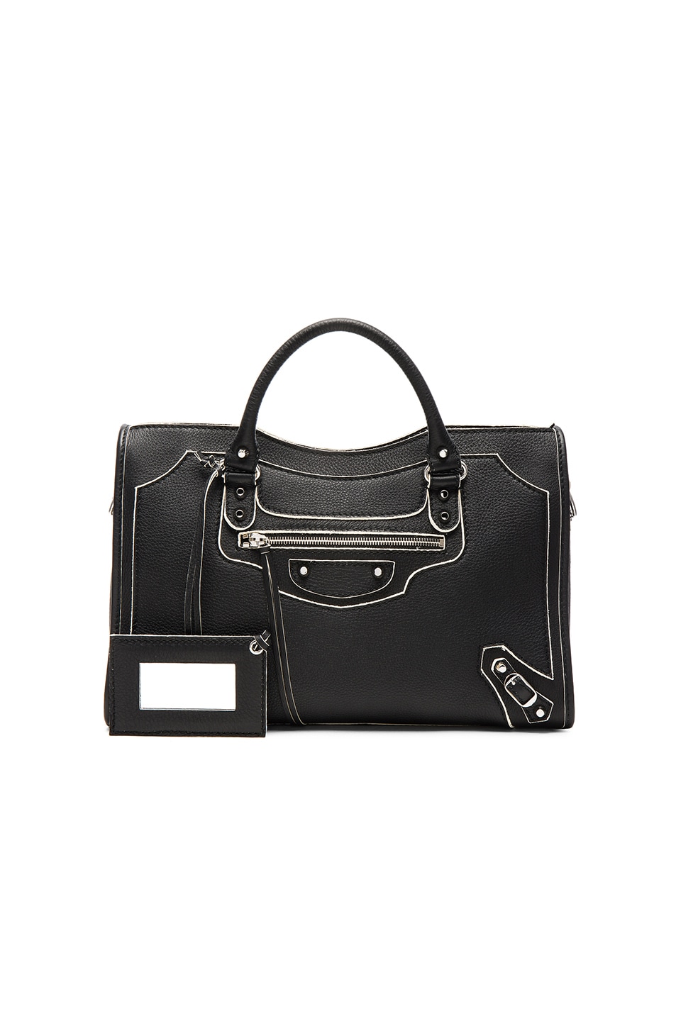 Image 1 of Balenciaga Classic Painted Edge City in Black