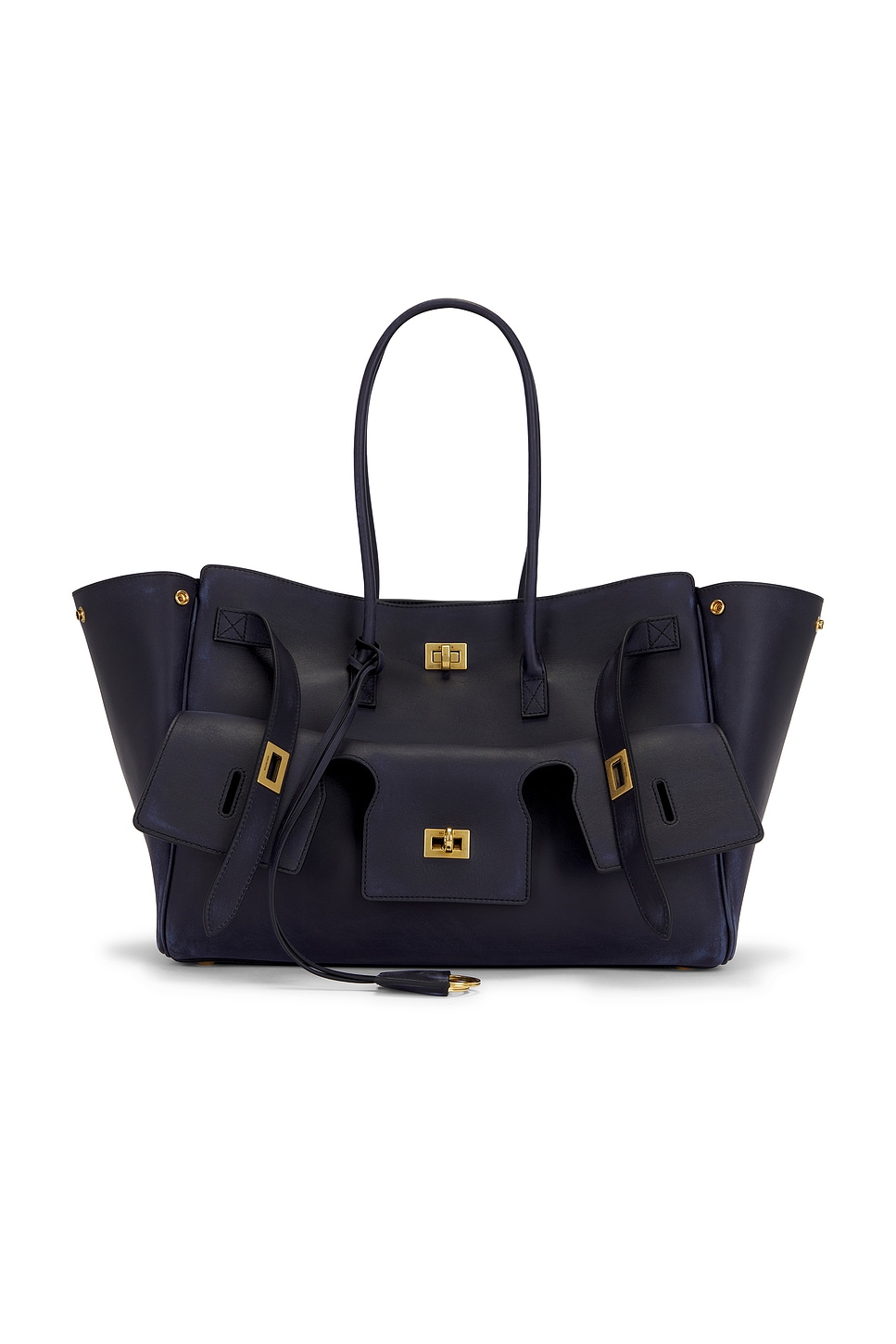 Balenciaga Bel Air Medium Carry All Bag In Blue