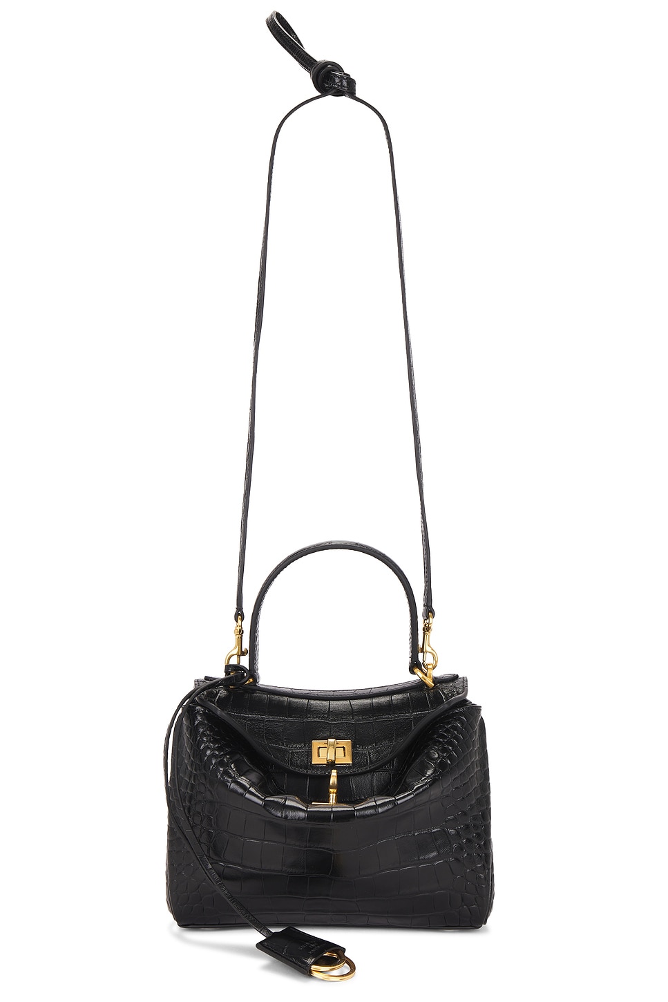 Rodeo Mini Top Handle Bag in Black
