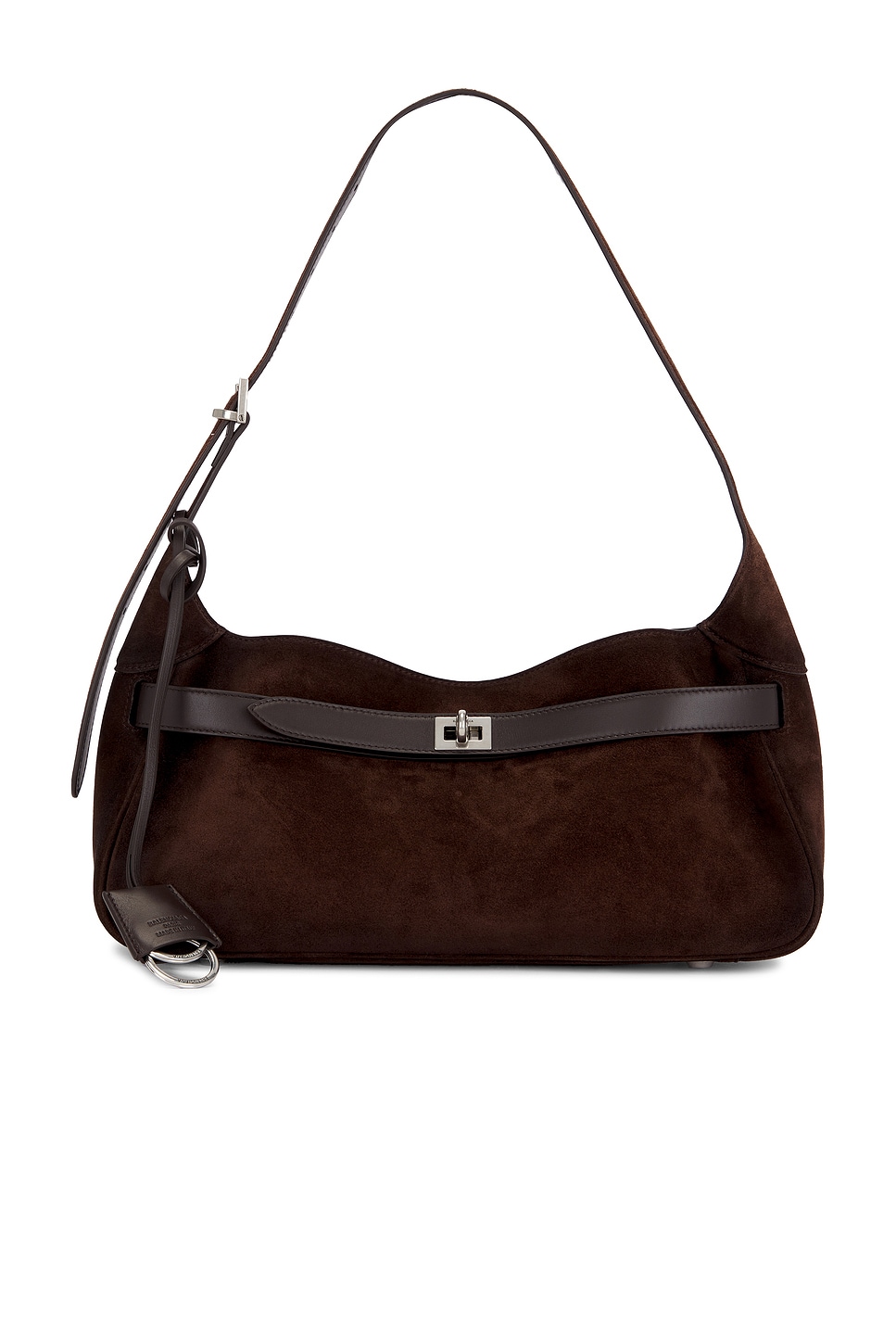 Balenciaga Bel Air Small Suede Shoulder Bag