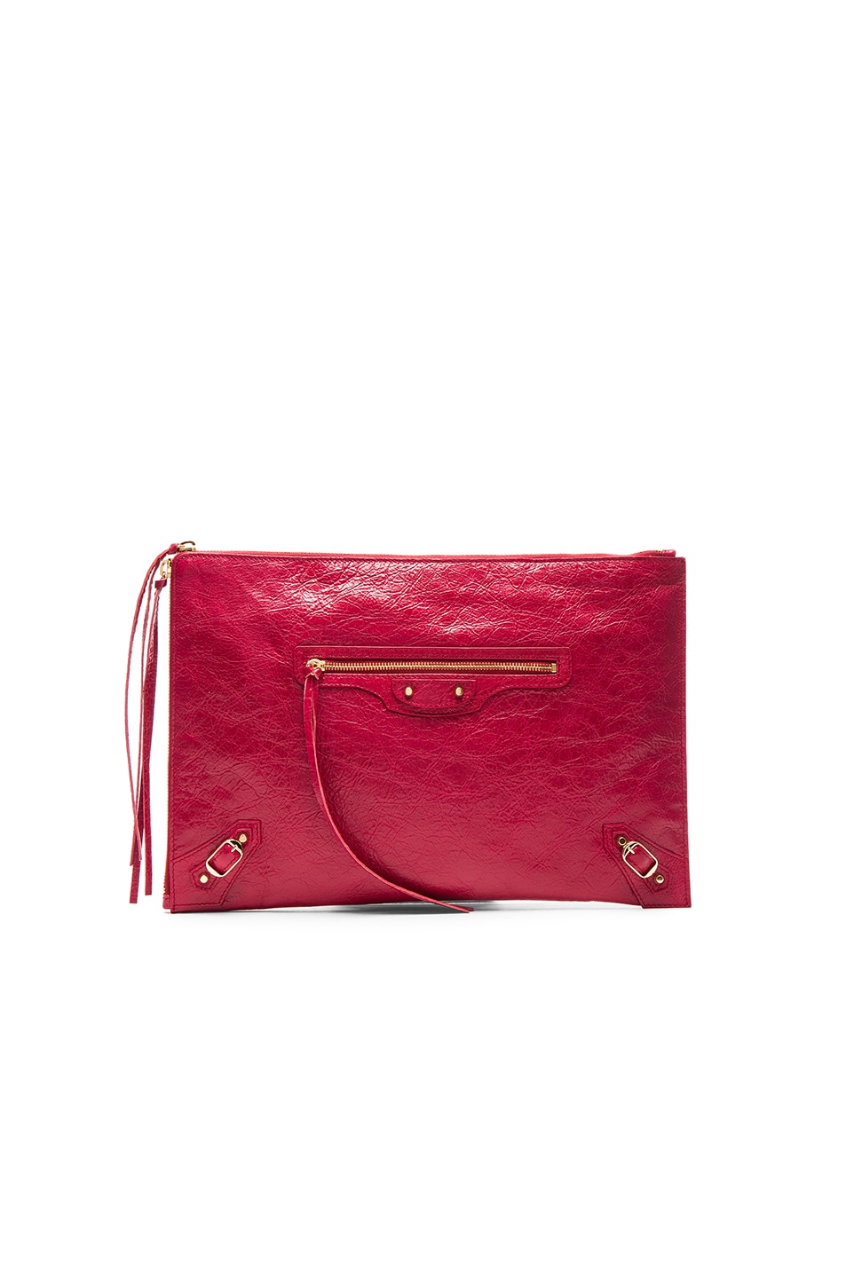 Image 1 of Balenciaga Classic Arena Pouch in Red