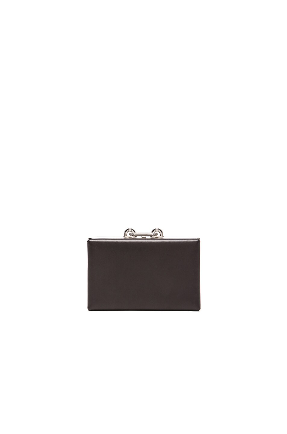 Image 1 of Balenciaga Maillon Box Clutch in Black