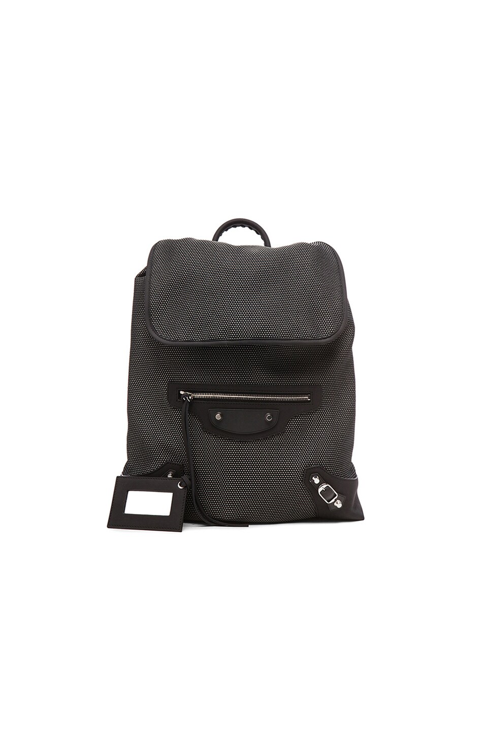 Image 1 of Balenciaga Bicolor Canvas Classic Small Traveler Backpack in Black