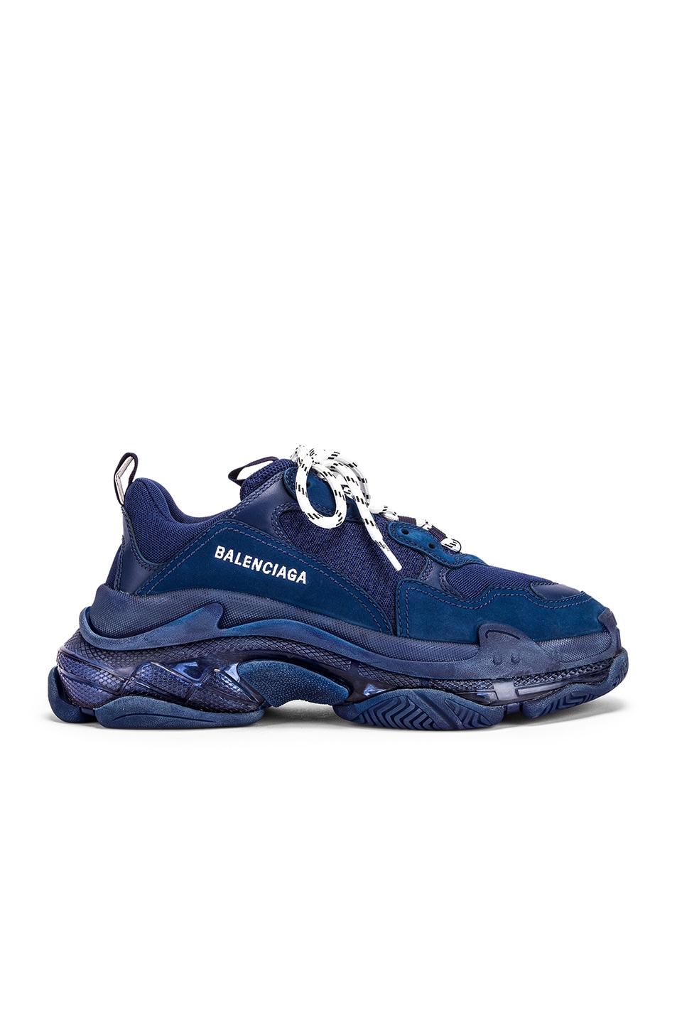 Image 1 of Balenciaga Triple S Sneakers in Navy