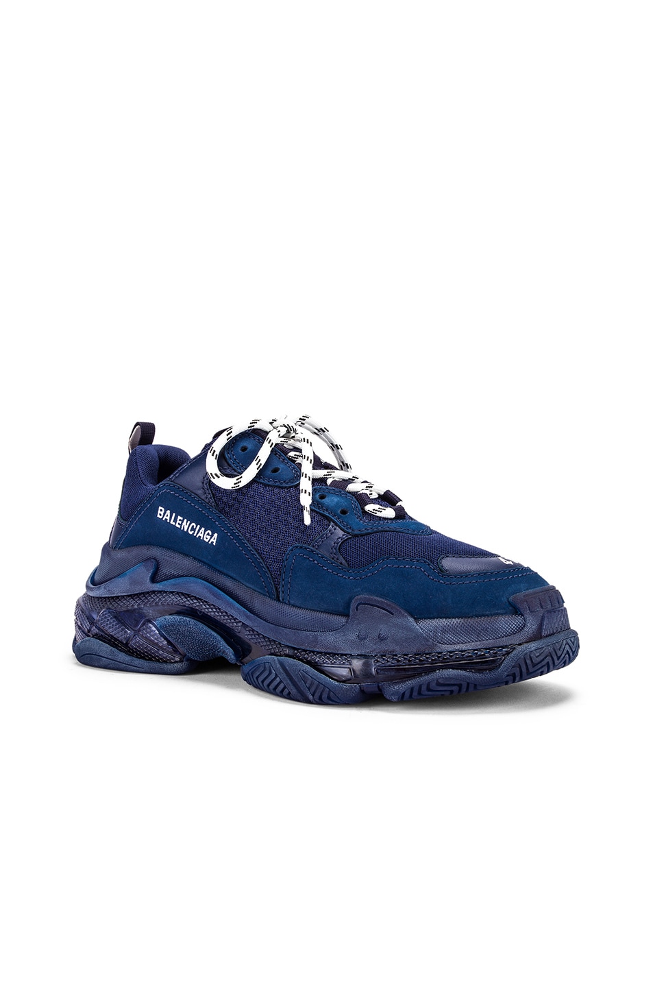 balenciaga triple s navy