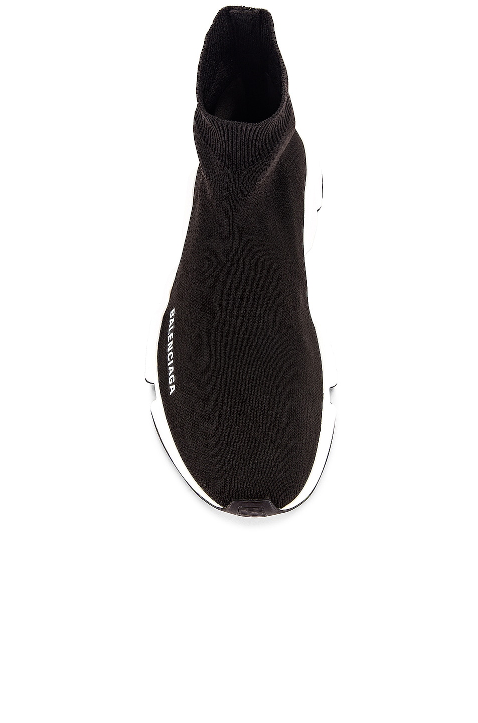 Balenciaga Bicolor Speed Sneakers in Black & White | FWRD