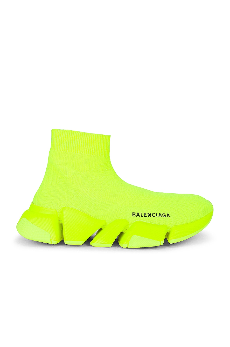 Image 1 of Balenciaga Speed Light Sneakers in Fluo Yellow