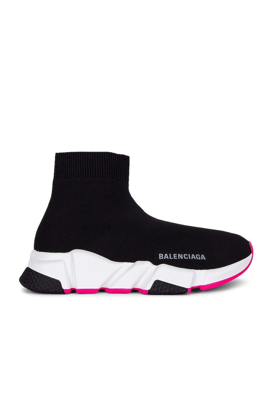 Image 1 of Balenciaga Speed Light Sneakers in Black & White