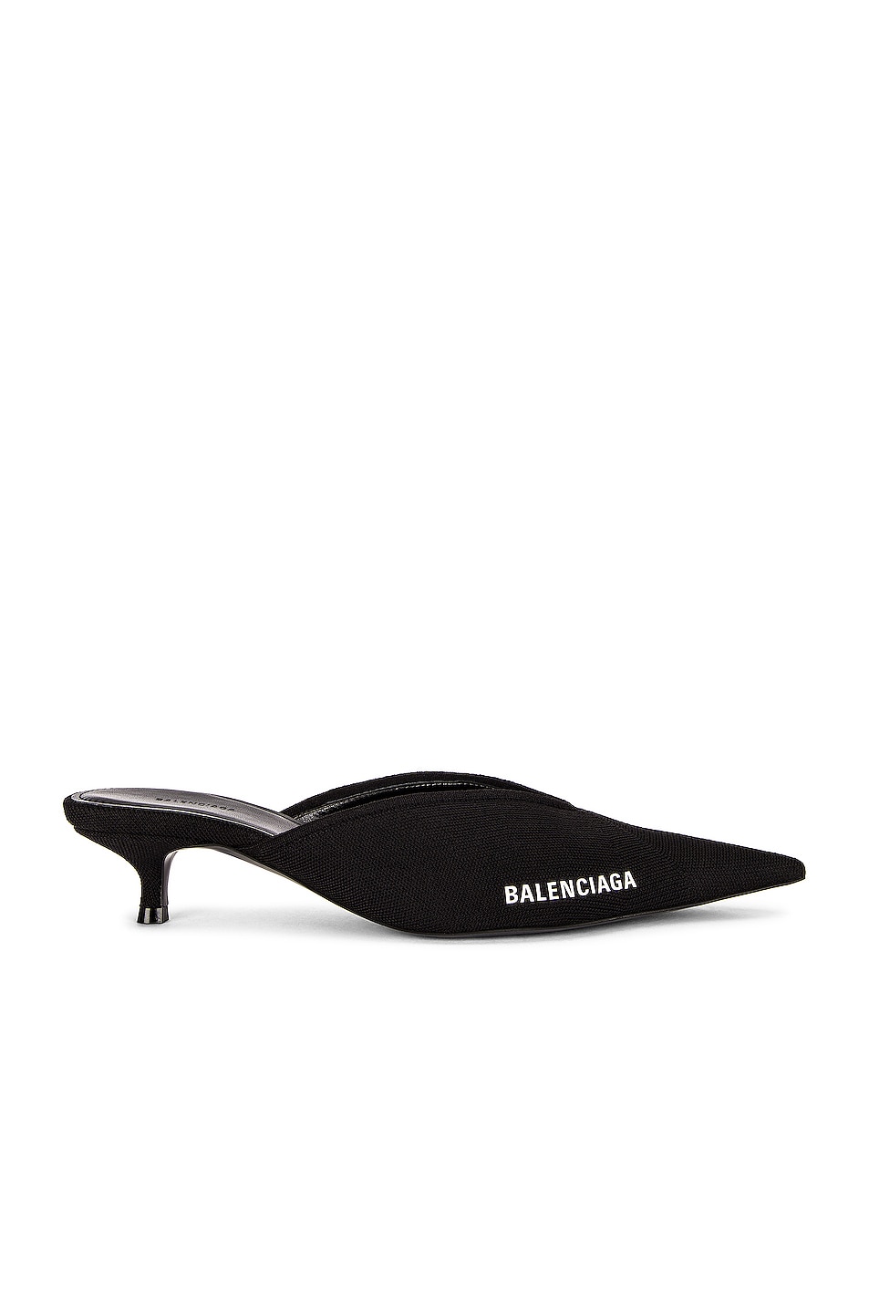 Image 1 of Balenciaga Knife Knit Mules in Black & White