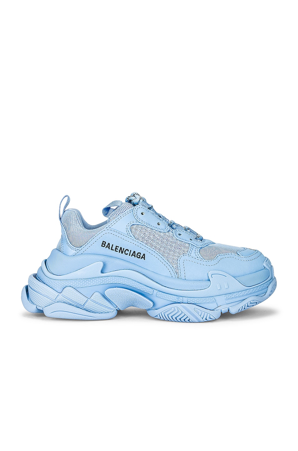 Image 1 of Balenciaga Triple S Sneakers in Light Blue