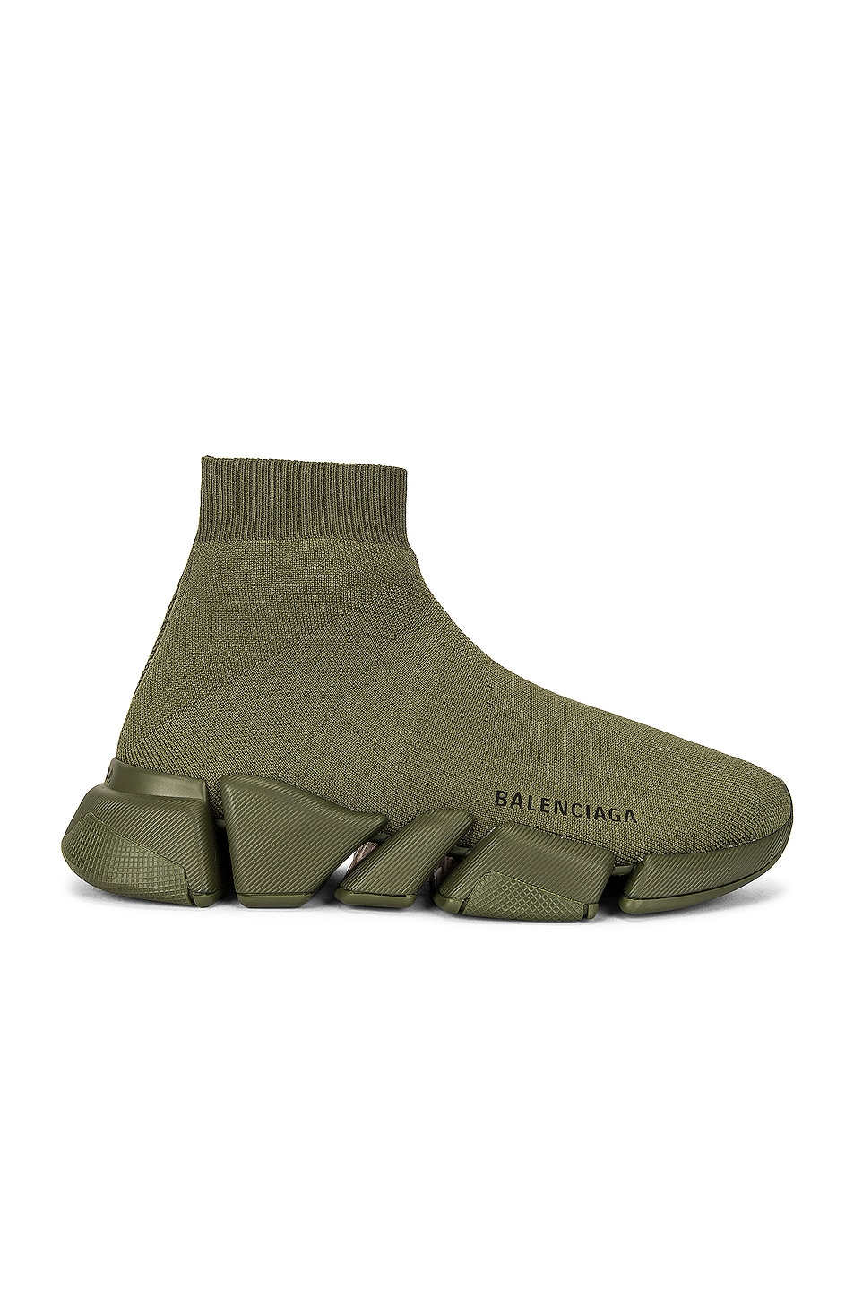 Image 1 of Balenciaga Speed 2.0 LT Sneakers in Dark Kaki