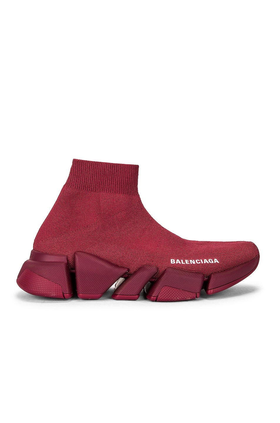 Image 1 of Balenciaga Speed 2 Light Sneakers in Dark Burgundy