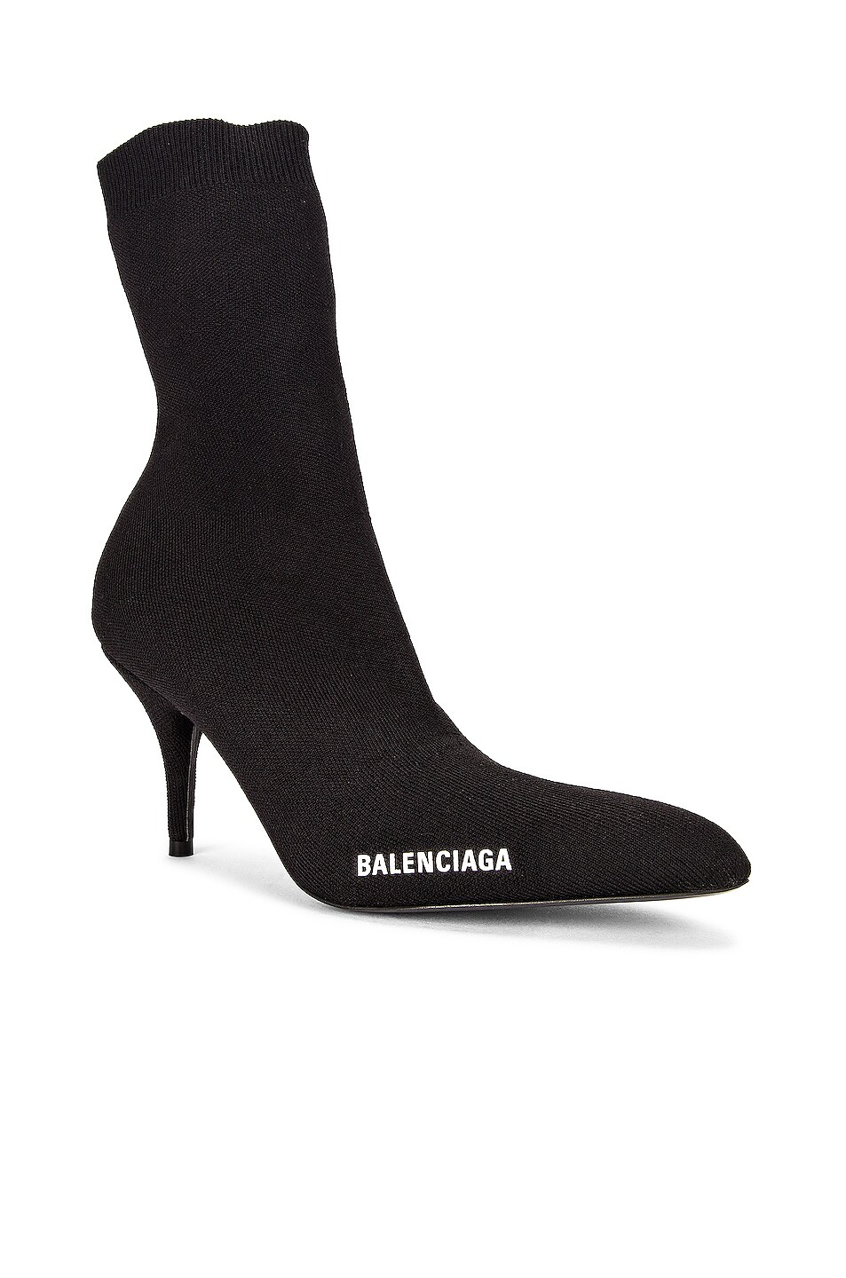 Balenciaga Round Knife Booties in Black | FWRD