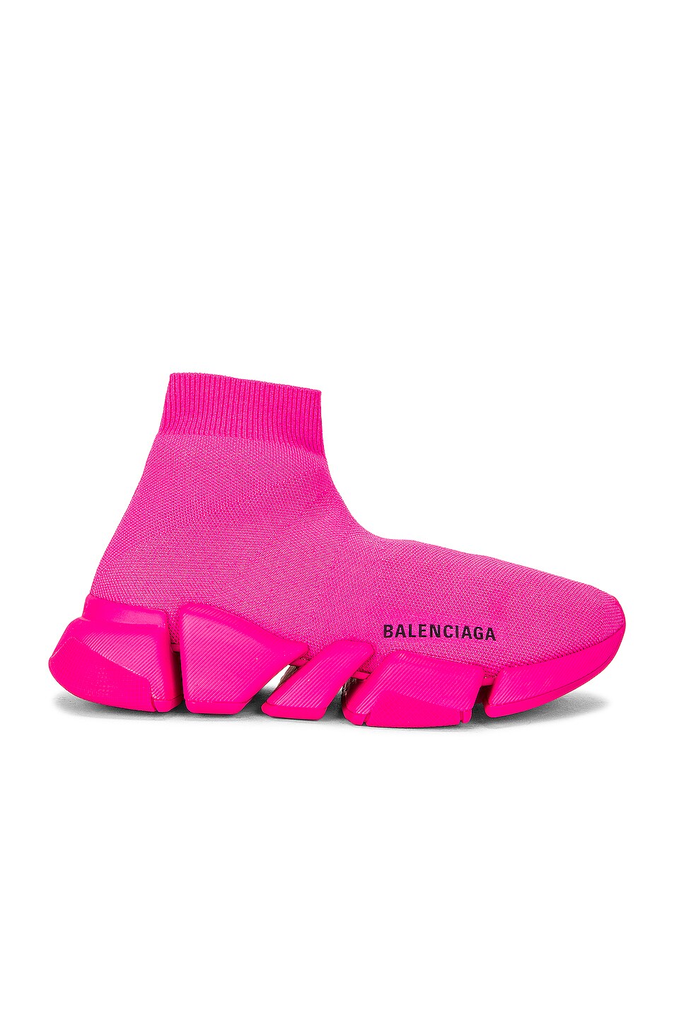 Image 1 of Balenciaga Speed 2 Low Top Sneakers in Neon Pink