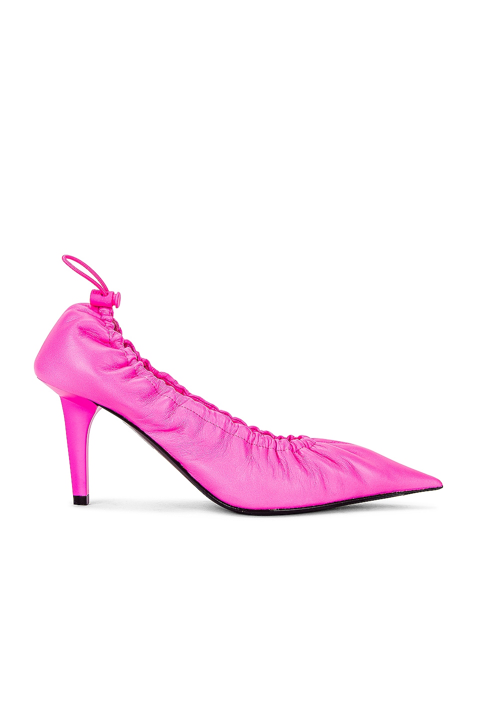 Image 1 of Balenciaga Scrunch Knife Pumps in Fluo Pink