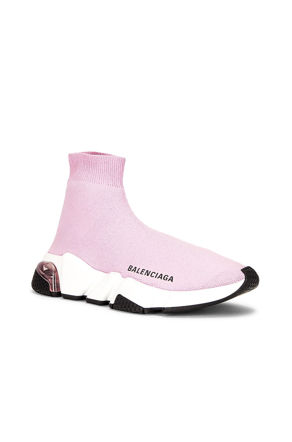 balenciaga speed black and pink