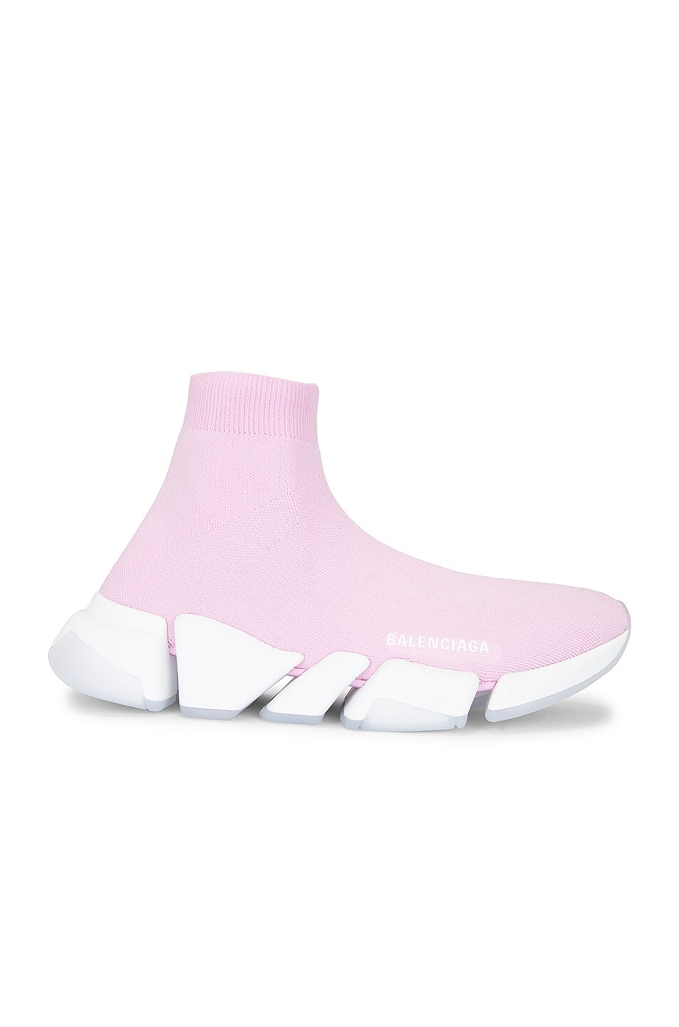 Image 1 of Balenciaga Speed 2.0 Lt Sneakers in Pink & White & Transparent