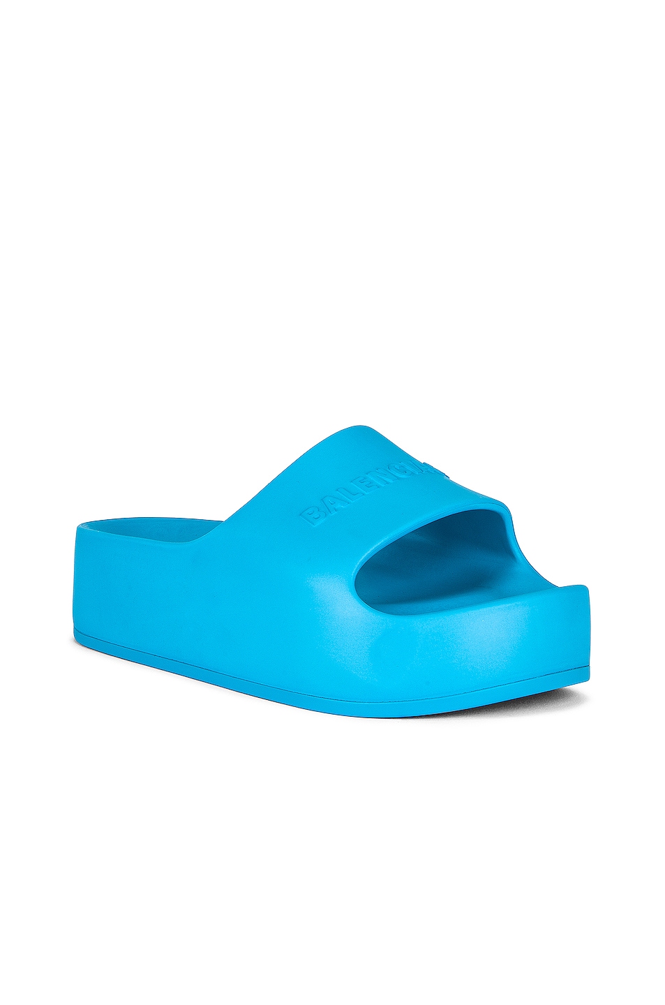 Image 1 of Balenciaga Mono Slides in Blue