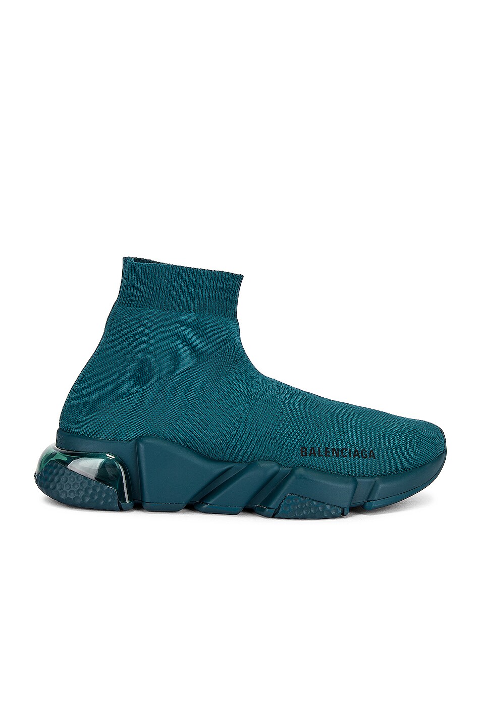 Image 1 of Balenciaga Speed Lt Clear Sneakers in Full Dark Green