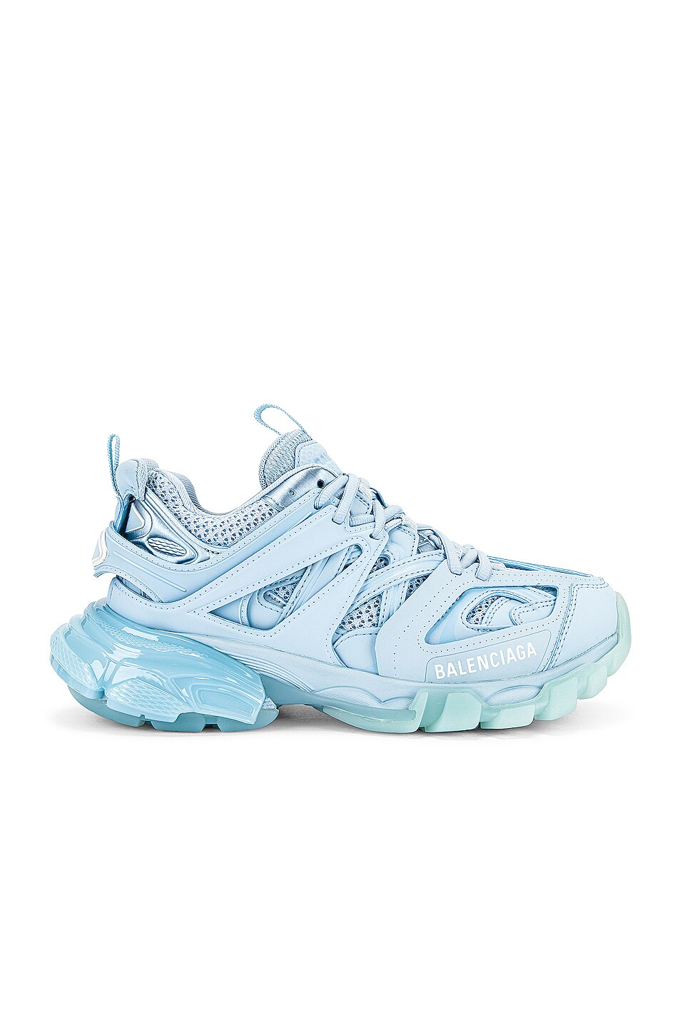 Image 1 of Balenciaga Track Clearsole Sneakers in Light Blue