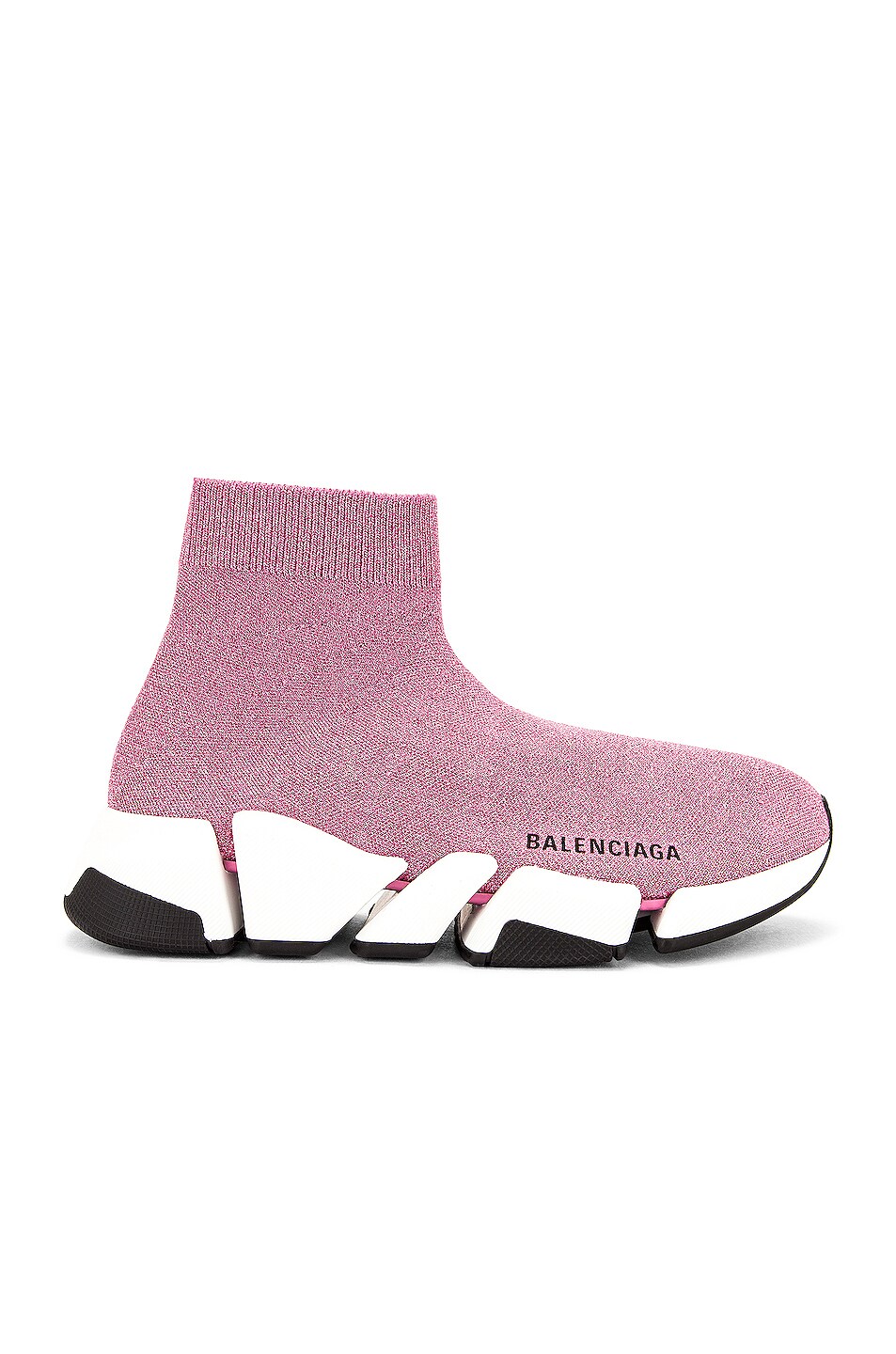 Image 1 of Balenciaga Speed 2.0 LT Sneakers in Pink & White & Black