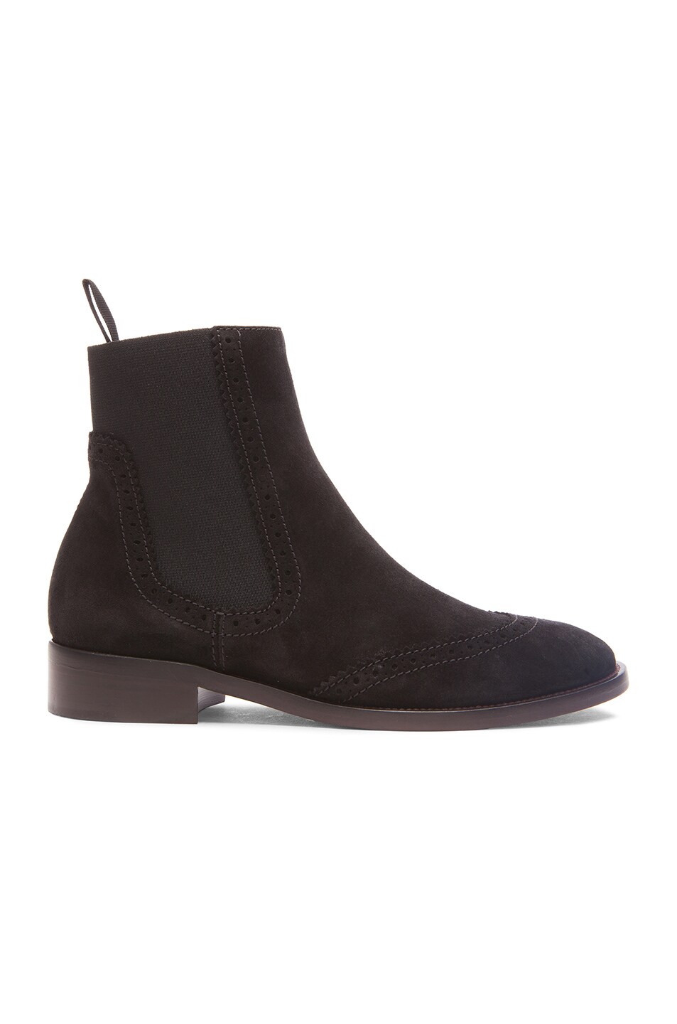 Image 1 of Balenciaga Split Leather Chelsea Boots in Black