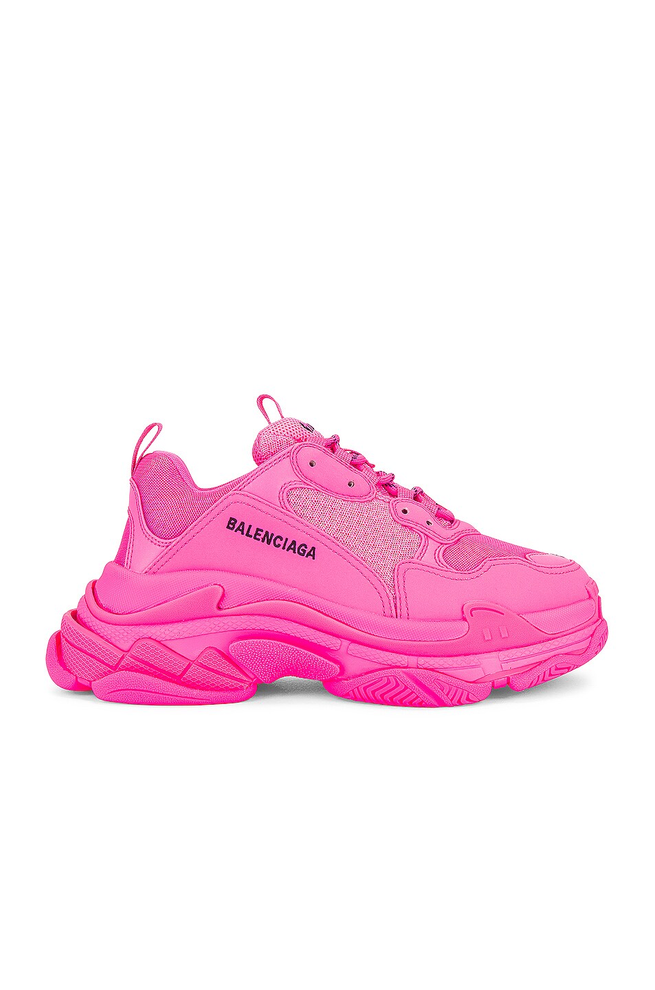 Image 1 of Balenciaga Triple S Sneakers in Fluo Pink