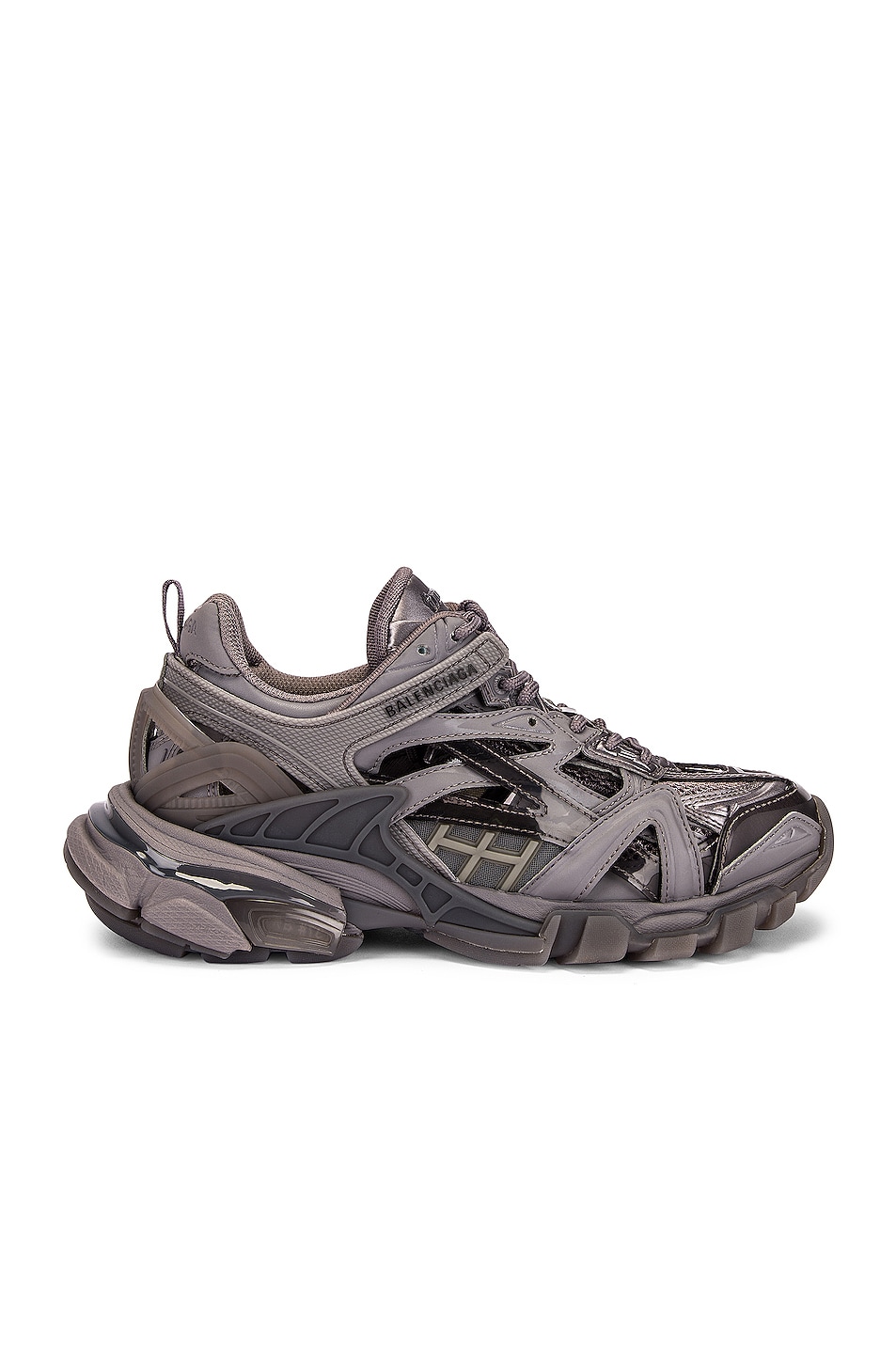 Image 1 of Balenciaga Track 2 Open Sneakers in Dark Grey