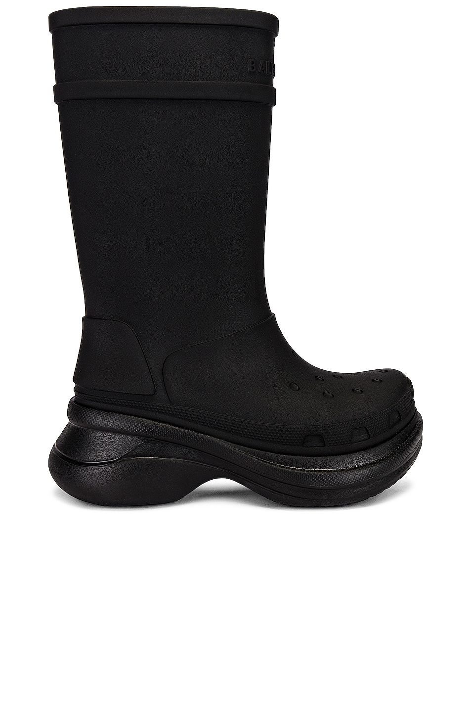 Image 1 of Balenciaga Crocs Boots in Black