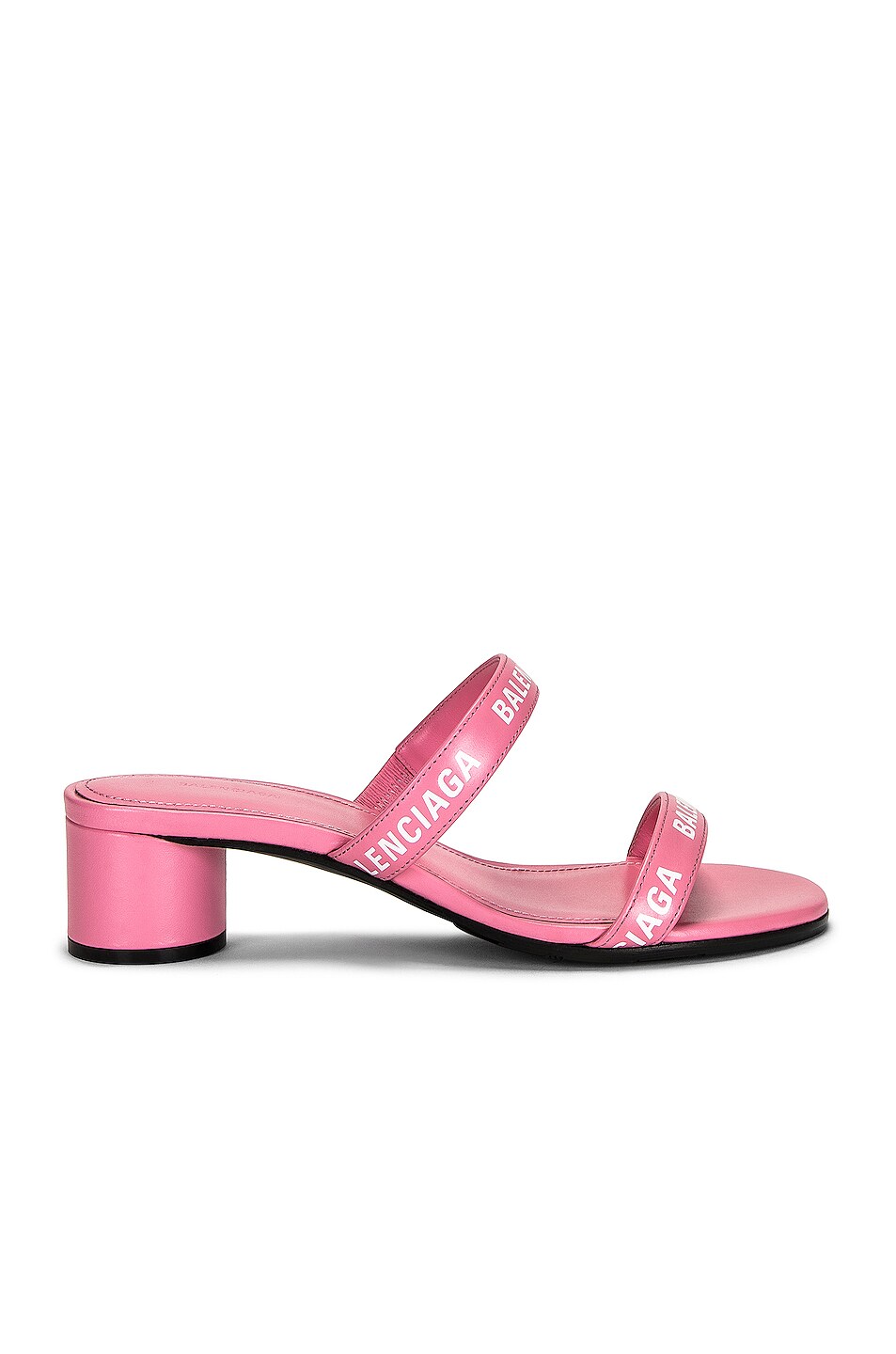 Image 1 of Balenciaga Round Sandals in Sweet Pink & White