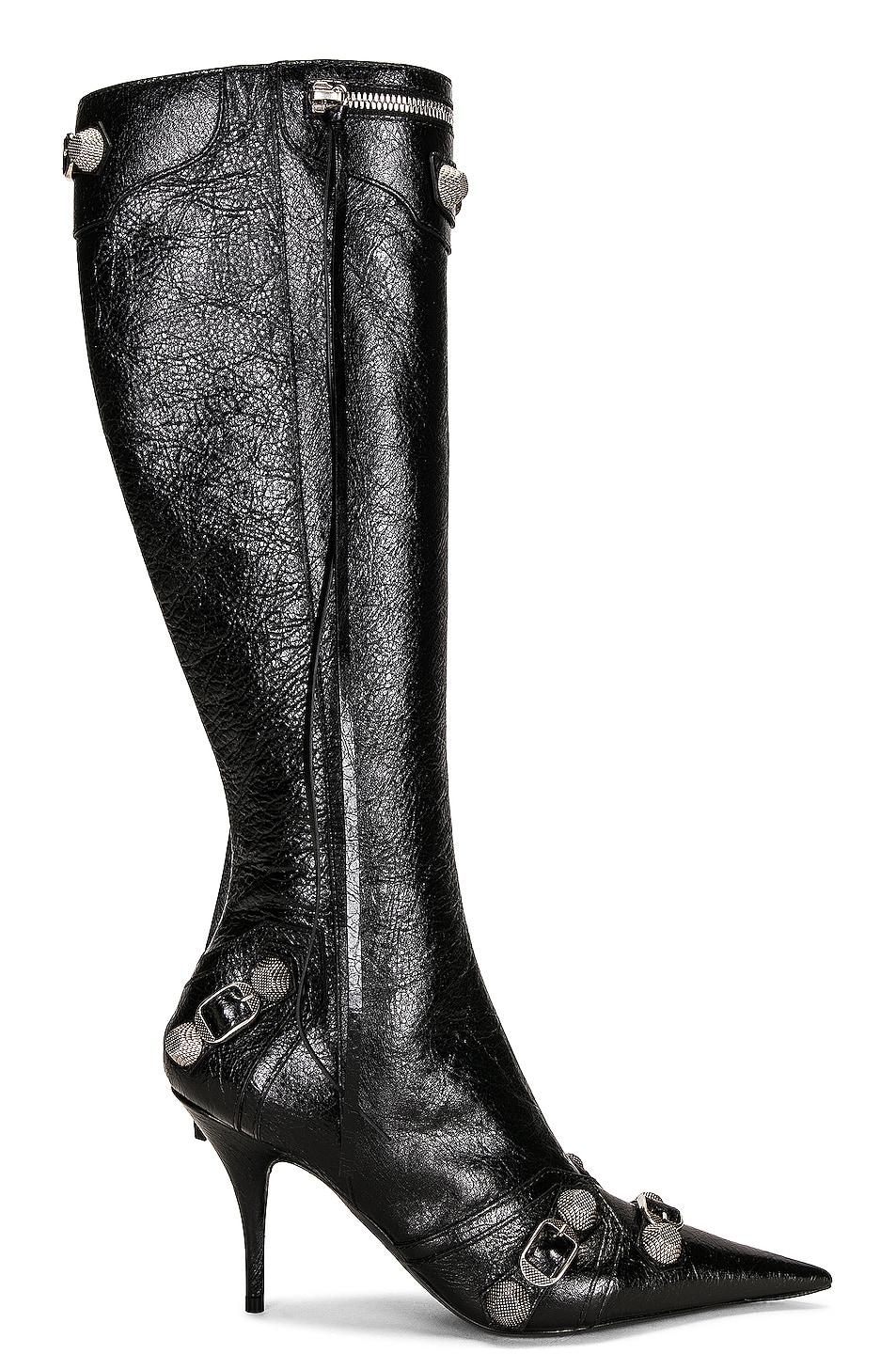 Image 1 of Balenciaga Cagole Boots in Black & Palladium
