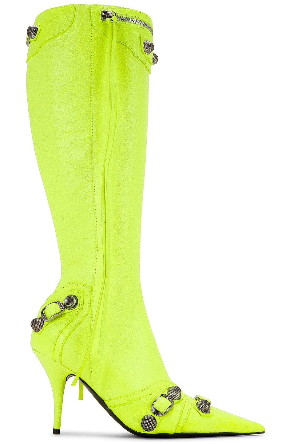 Image 1 of Balenciaga Cagole Boots in Fluo Yellow